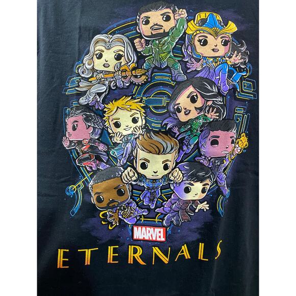 Marvel Eternals Funko Pop Graphic Tee Black Adult Size M - Picture 6 of 9